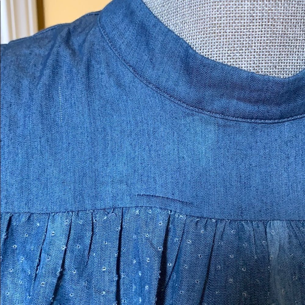 High Low Denim Top - Picture 2 of 8